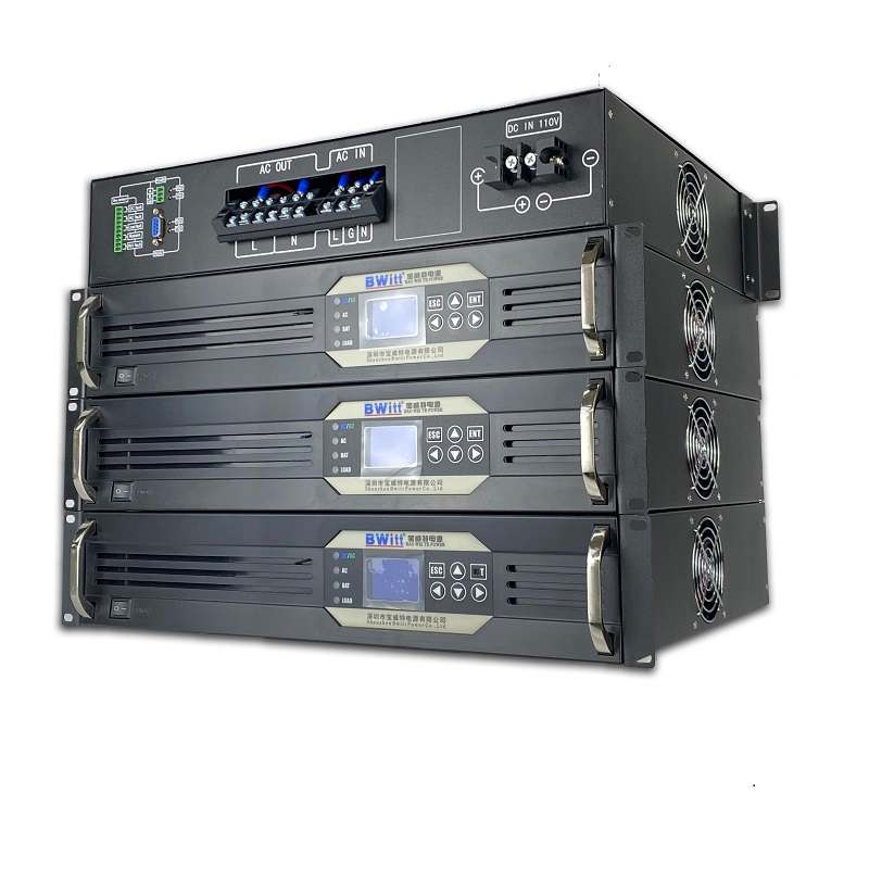 19 Inch Rack-Mount Sine Wave Inverter 110vdc To 120vac 3000 Watt Sine Wave Inverter